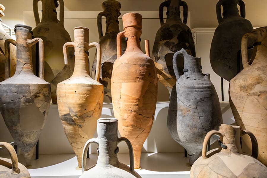 Restos romanos en la costa de Málaga